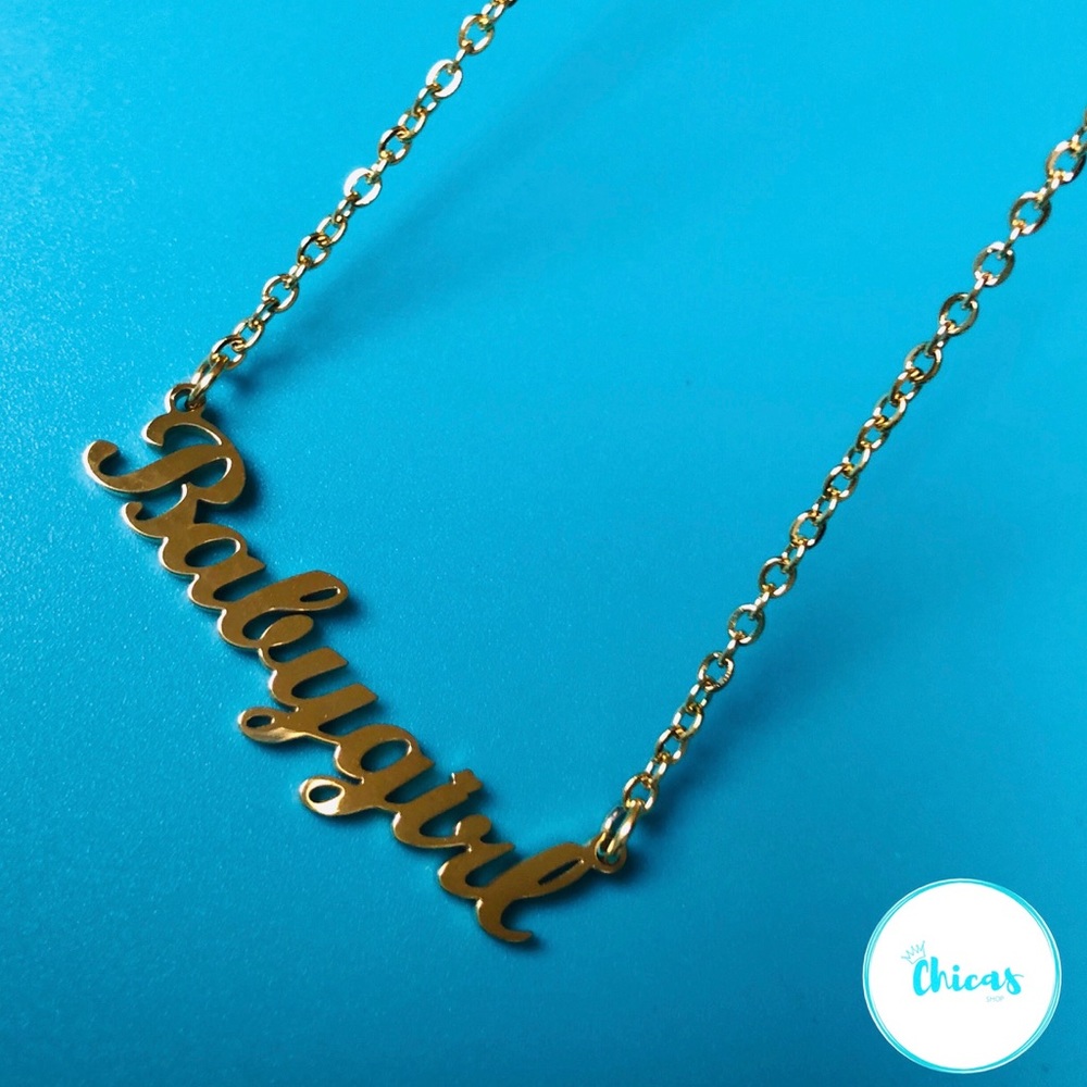 Gold Babygirl Necklace